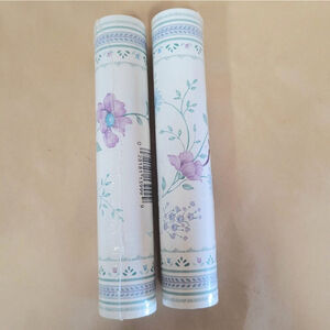 Flower Border Paper Wallpaper, Floral, Lot of 2 rolls, 5 yards x 6.75 in
